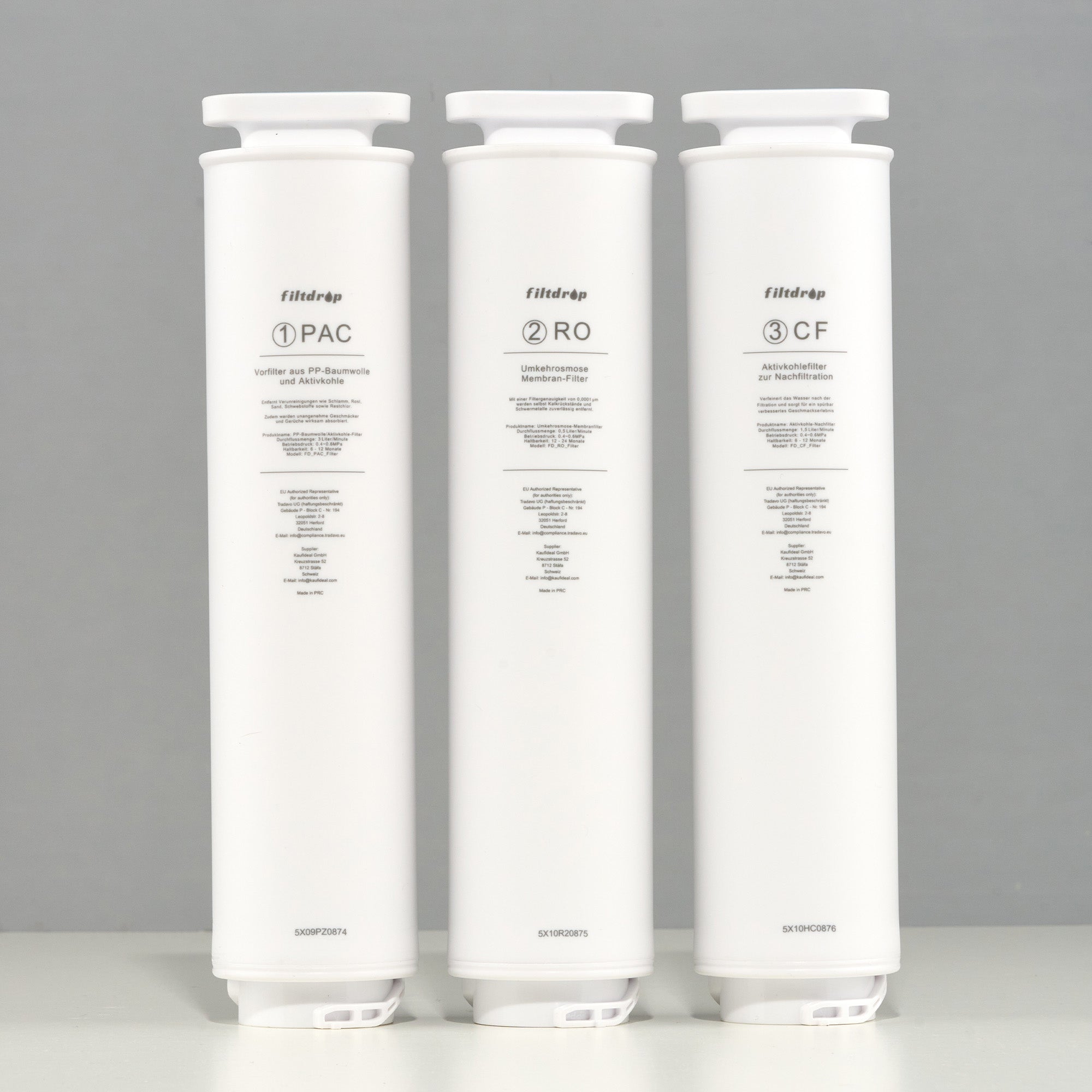 Filtdrop Ersatzfilter für Hydrogen Umkehrosmoseanlage