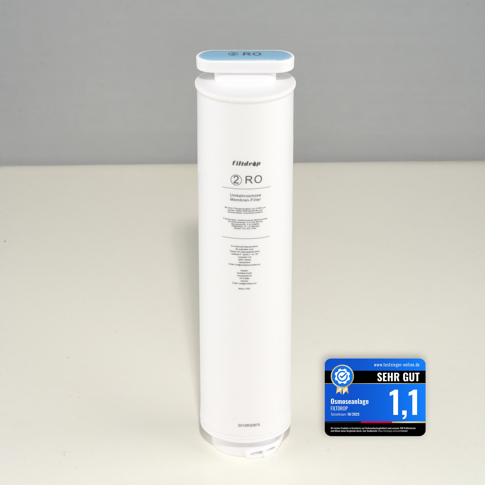 Filtdrop Ersatzfilter für Hydrogen Umkehrosmoseanlage